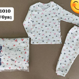 Піжама рубчик дівчинка 56767