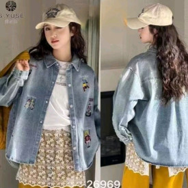 Сорочка джинс дівчинка 57539