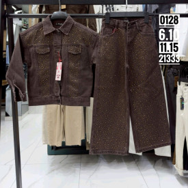 Піджак джинс дівчинка 57507