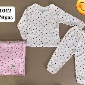 Піжама рубчик дівчинка 56769