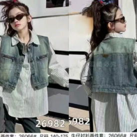 Сорочка + жилетка  дівчинка 57529