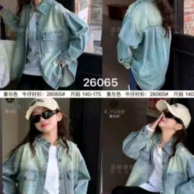 Сорочка джинс дівчинка 57532