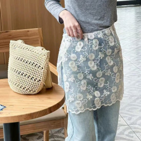 Мереживна хустинка на джинси 57590