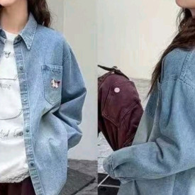 Сорочка джинс дівчинка 57531