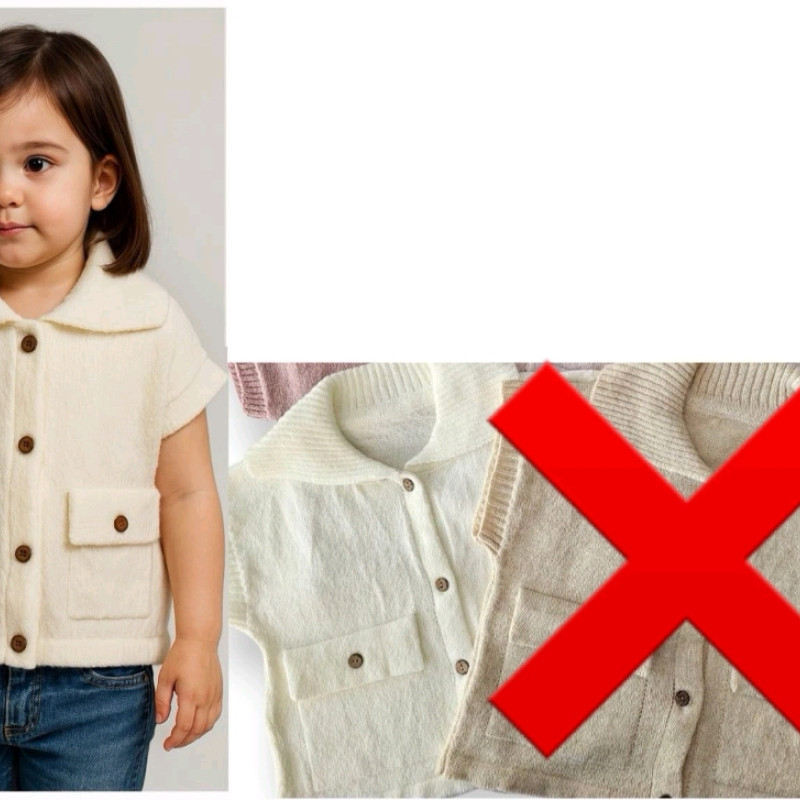 Жилетка вязка дівчинка 55026