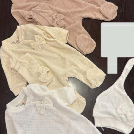 Комбез + шапка вілюр дівчинка 56480