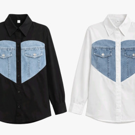 Сорочка джинс дівчинка 57161